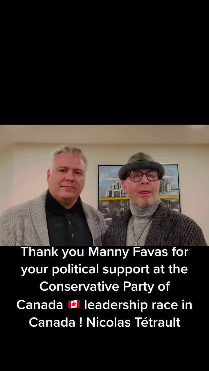 Thank you dear Manny Favas for your political support at the Conservative Party of Canada 